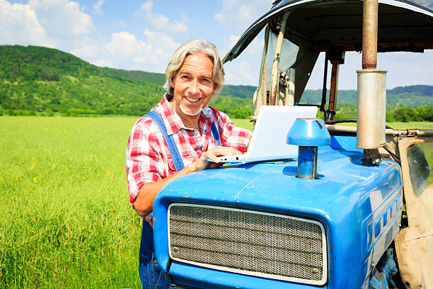 Happy farmer smile